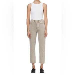 Citizens of Humanity Jolene Straight Leg Jeans in Buff Size 25